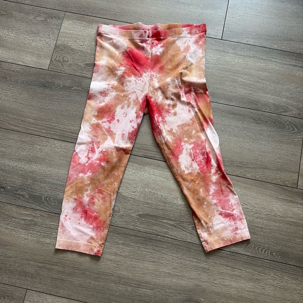 SM192 Xcvi cropped multicolored tie dye leggings